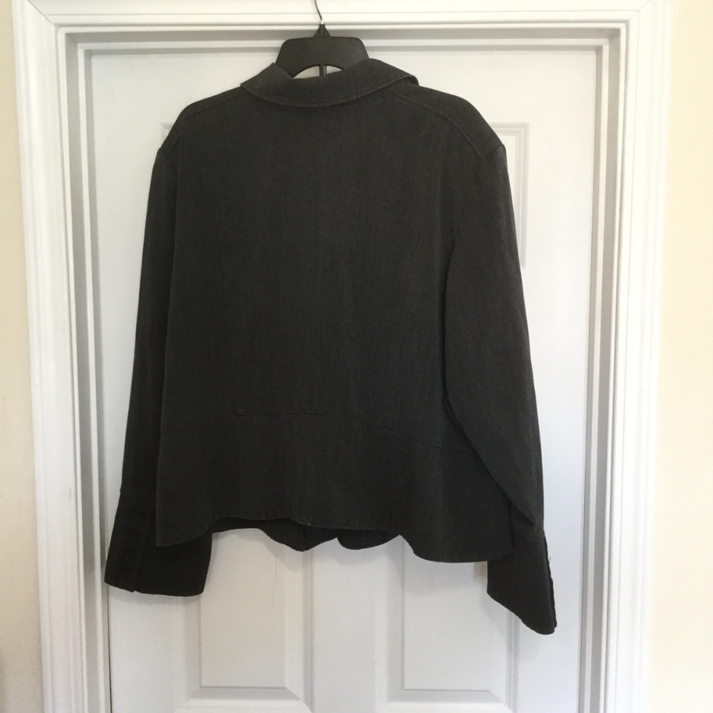 Lane Bryant Size 26 Button Front Jacket Guc - image 3